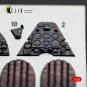 Spitfire TR.9 - interior 3D decals for Airfix, 1/48 - Kelik K48166 Spitfire TR.9 - interior 3D decals for Airfix, 1/48 - Kelik K48166