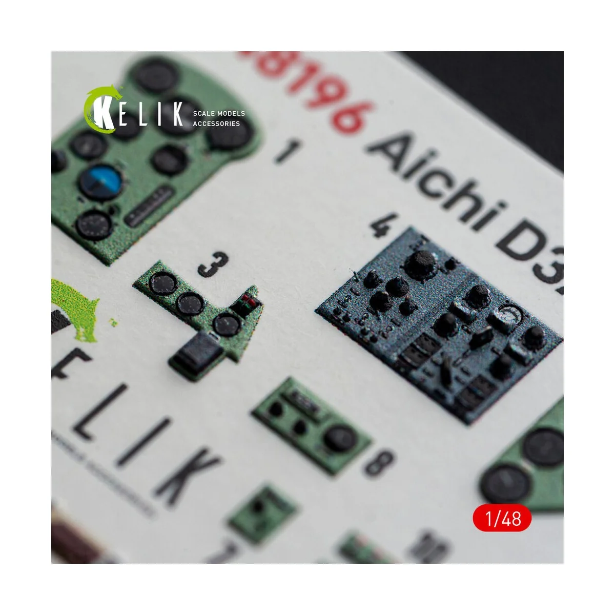 Aichi D3A2 Val - interior 3D decals for Wingsy Kits, 1/48 - Kelik K... Aichi D3A2 Val - interior 3D decals for Wingsy Kits, 1/48 - Kelik K...