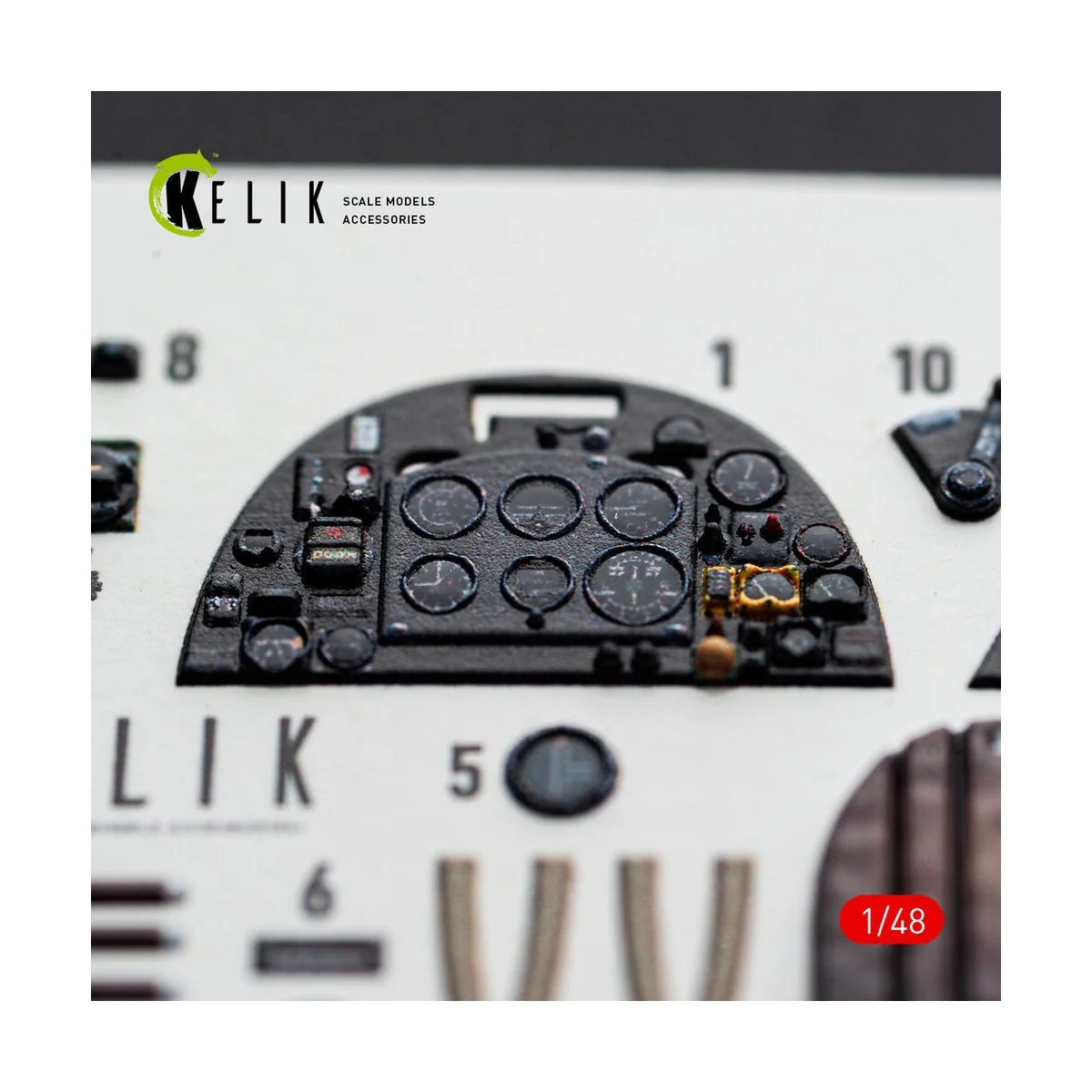 Spitfire TR.9 - interior 3D decals for Airfix, 1/48 - Kelik K48166 Spitfire TR.9 - interior 3D decals for Airfix, 1/48 - Kelik K48166