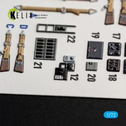 FW-200 C-5/C-8 - interior 3D decals for Revell, 1/72 - Kelik K72240