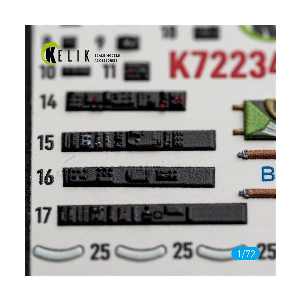 Mirage-2000D - interior 3D decals for Dream Model, 1/72 - Kelik K72234 Mirage-2000D - interior 3D decals for Dream Model, 1/72 - Kelik K72234