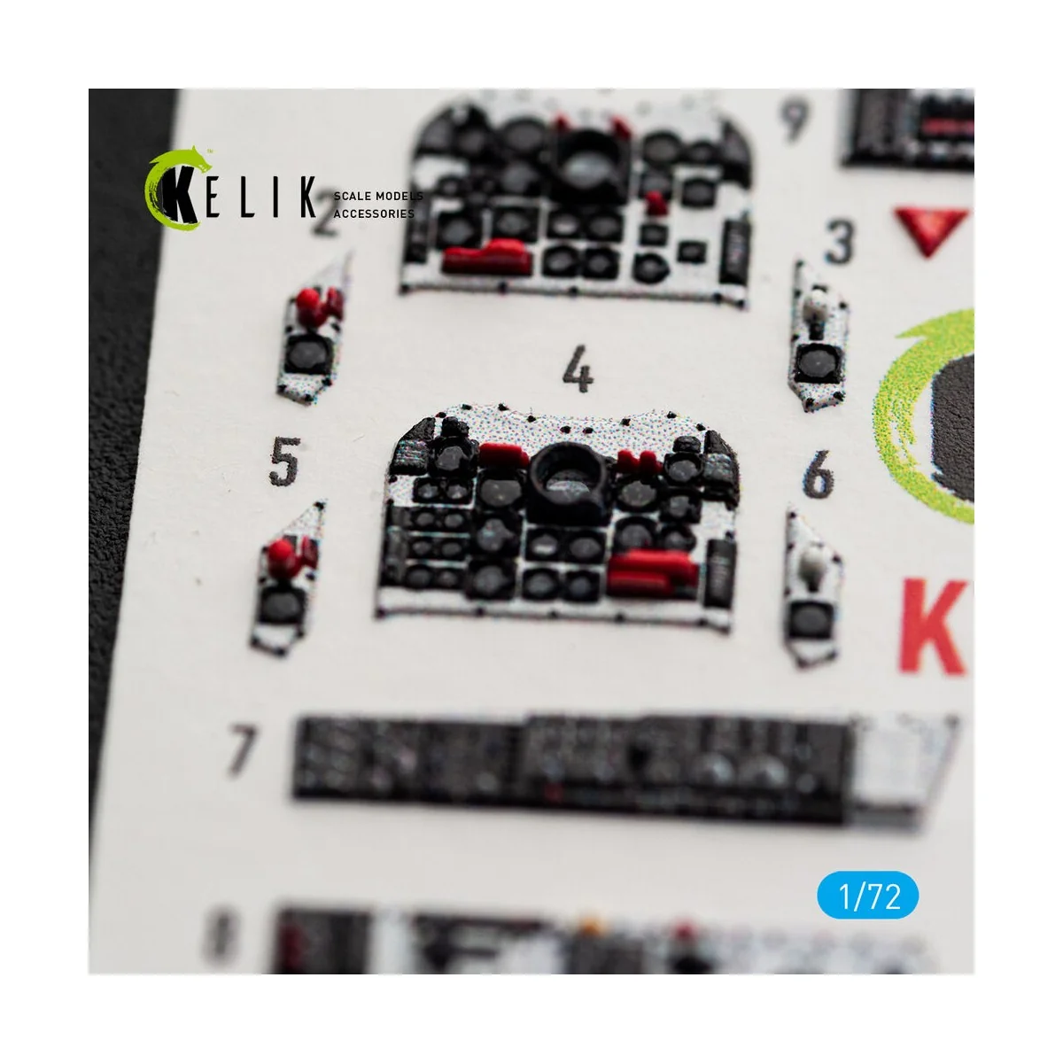 T-2C BUCKEYE - interior 3D decals for Wolfpack, 1/72 - Kelik K72236 T-2C BUCKEYE - interior 3D decals for Wolfpack, 1/72 - Kelik K72236