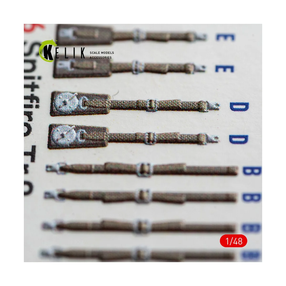 Spitfire TR.9 - interior 3D decals for Airfix, 1/48 - Kelik K48166 Spitfire TR.9 - interior 3D decals for Airfix, 1/48 - Kelik K48166