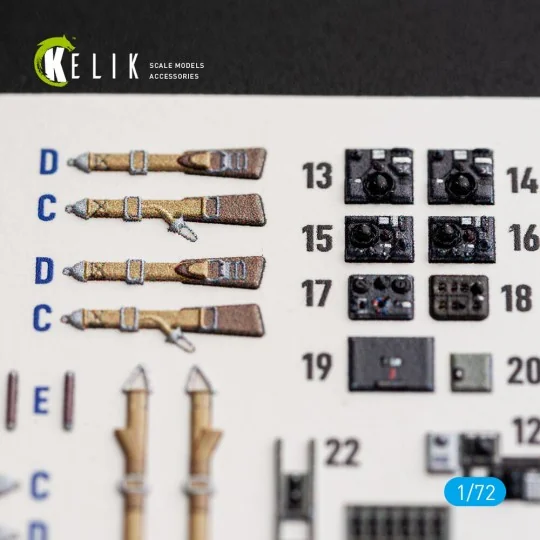 FW-200 C-5/C-8 - interior 3D decals for Revell, 1/72 - Kelik K72240 FW-200 C-5/C-8 - interior 3D decals for Revell, 1/72 - Kelik K72240