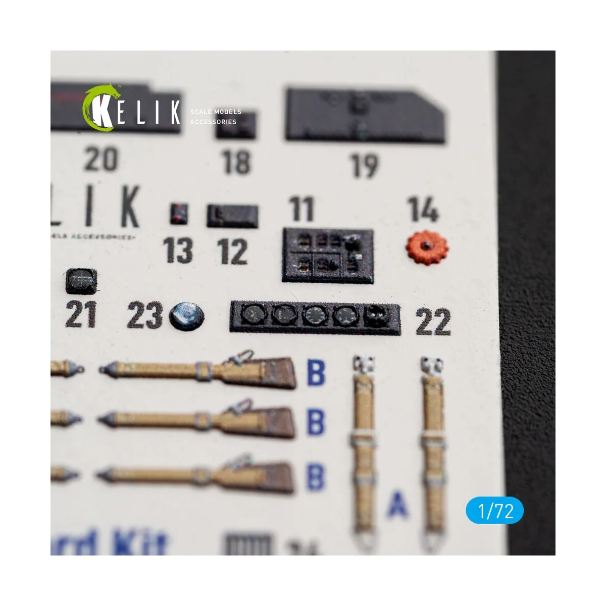 Bf-110C/D/E- interior 3D decals for Eduard, 1/72 - Kelik K72242 Bf-110C/D/E- interior 3D decals for Eduard, 1/72 - Kelik K72242