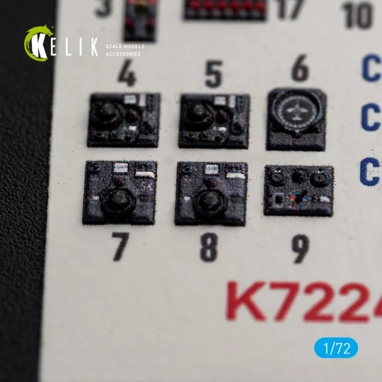 Bf-110C/D/E- interior 3D decals for Eduard, 1/72 - Kelik K72242 Bf-110C/D/E- interior 3D decals for Eduard, 1/72 - Kelik K72242