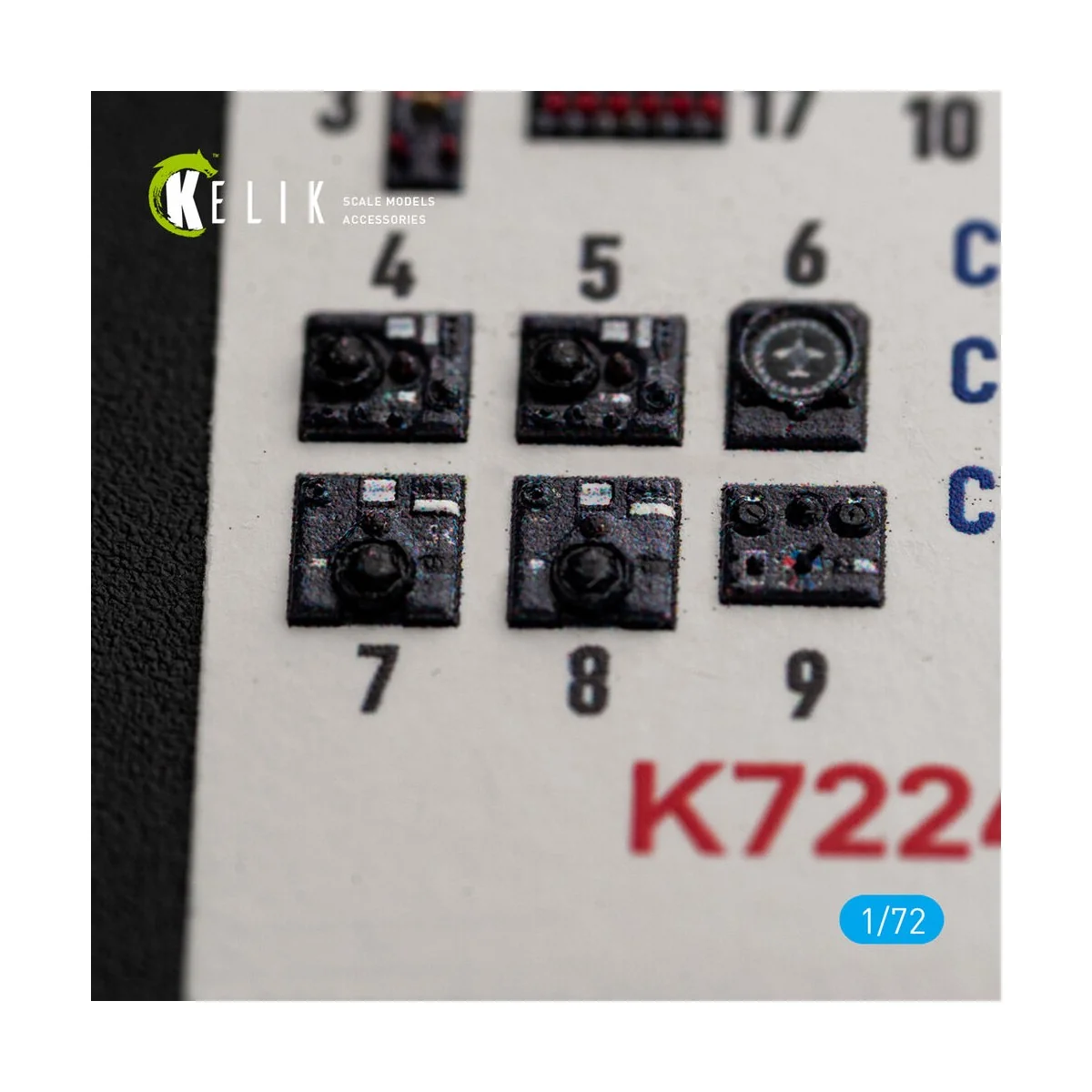 Bf-110C/D/E- interior 3D decals for Eduard, 1/72 - Kelik K72242 Bf-110C/D/E- interior 3D decals for Eduard, 1/72 - Kelik K72242