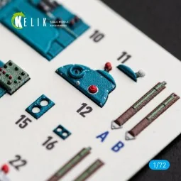 J1N1-S Gekko - interior 3D decals for Fujimi / Hobby 2000, 1/72 - K...