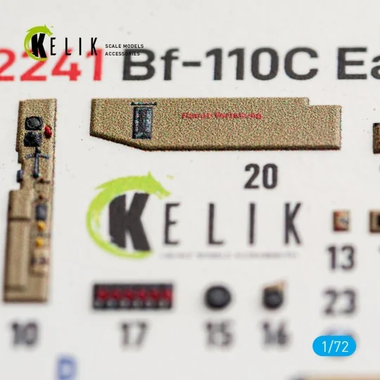 Bf-110C Early - interior 3D decals for Eduard, 1/72 - Kelik K72241 Bf-110C Early - interior 3D decals for Eduard, 1/72 - Kelik K72241