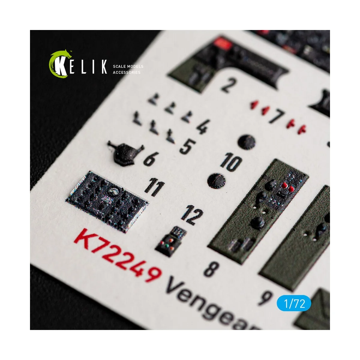 Vengeance Mk.I/Ia - interior 3D decals for Dora Wings, 1/72 - Kelik... Vengeance Mk.I/Ia - interior 3D decals for Dora Wings, 1/72 - Kelik...