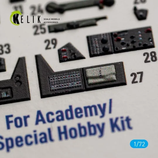 SB2C-5 - interior 3D decals for Academy / Special Hobby, 1/72 - Kel... SB2C-5 - interior 3D decals for Academy / Special Hobby, 1/72 - Kel...