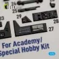 SB2C-5 - interior 3D decals for Academy / Special Hobby, 1/72 - Kel... SB2C-5 - interior 3D decals for Academy / Special Hobby, 1/72 - Kel...