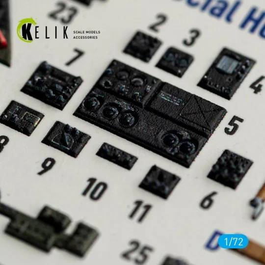 SB2C-4 - interior 3D decals for Academy / Special Hobby, 1/72 - Kel...