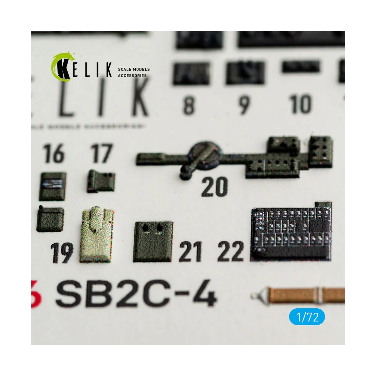 SB2C-4 - interior 3D decals for Academy / Special Hobby, 1/72 - Kel...