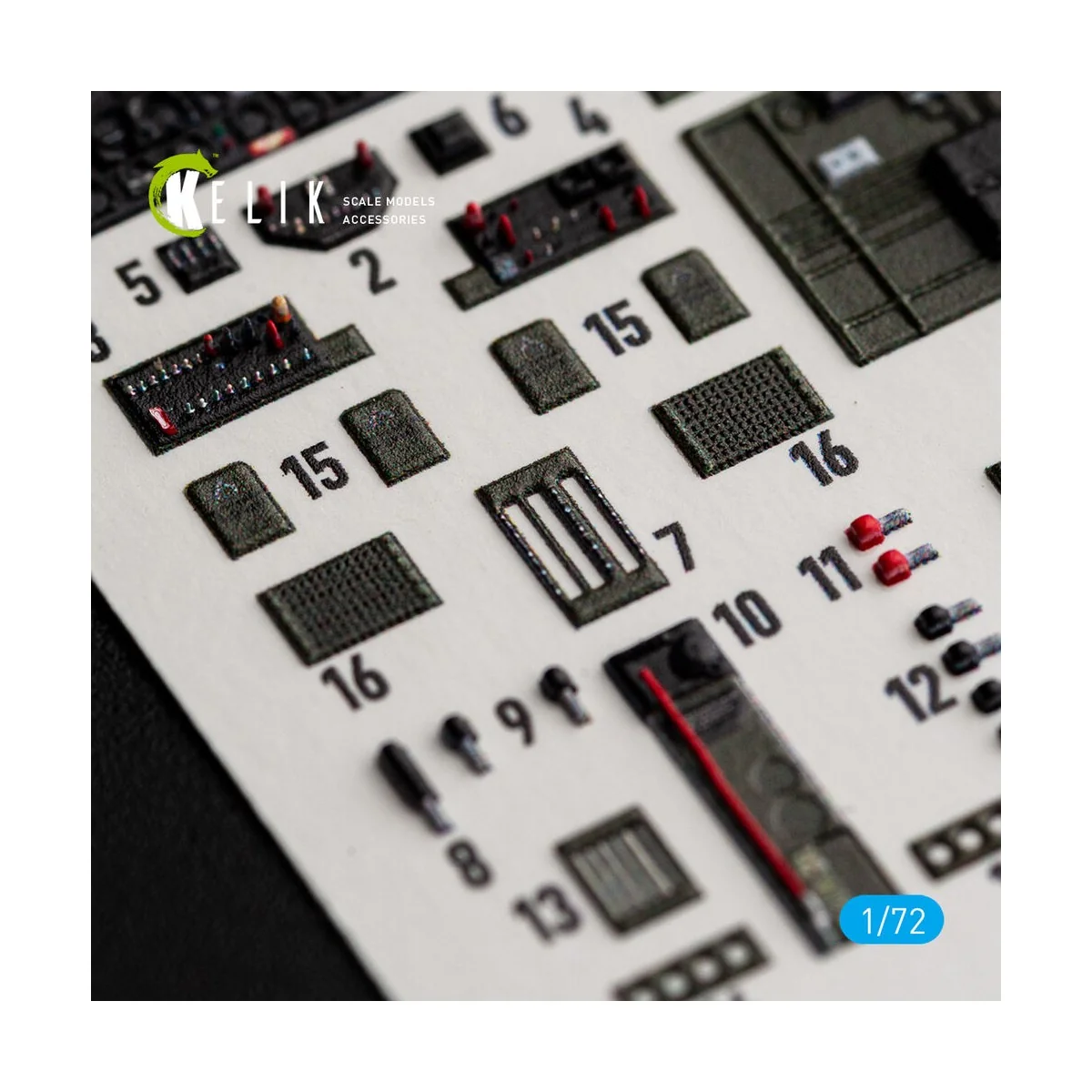 B-25J - interior 3D decals for Eduard, 1/72 - Kelik K72248 B-25J - interior 3D decals for Eduard, 1/72 - Kelik K72248