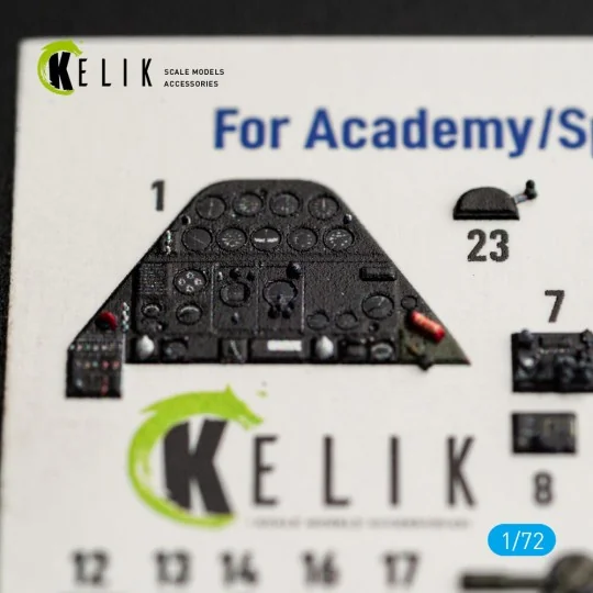 SB2C-4 - interior 3D decals for Academy / Special Hobby, 1/72 - Kel...