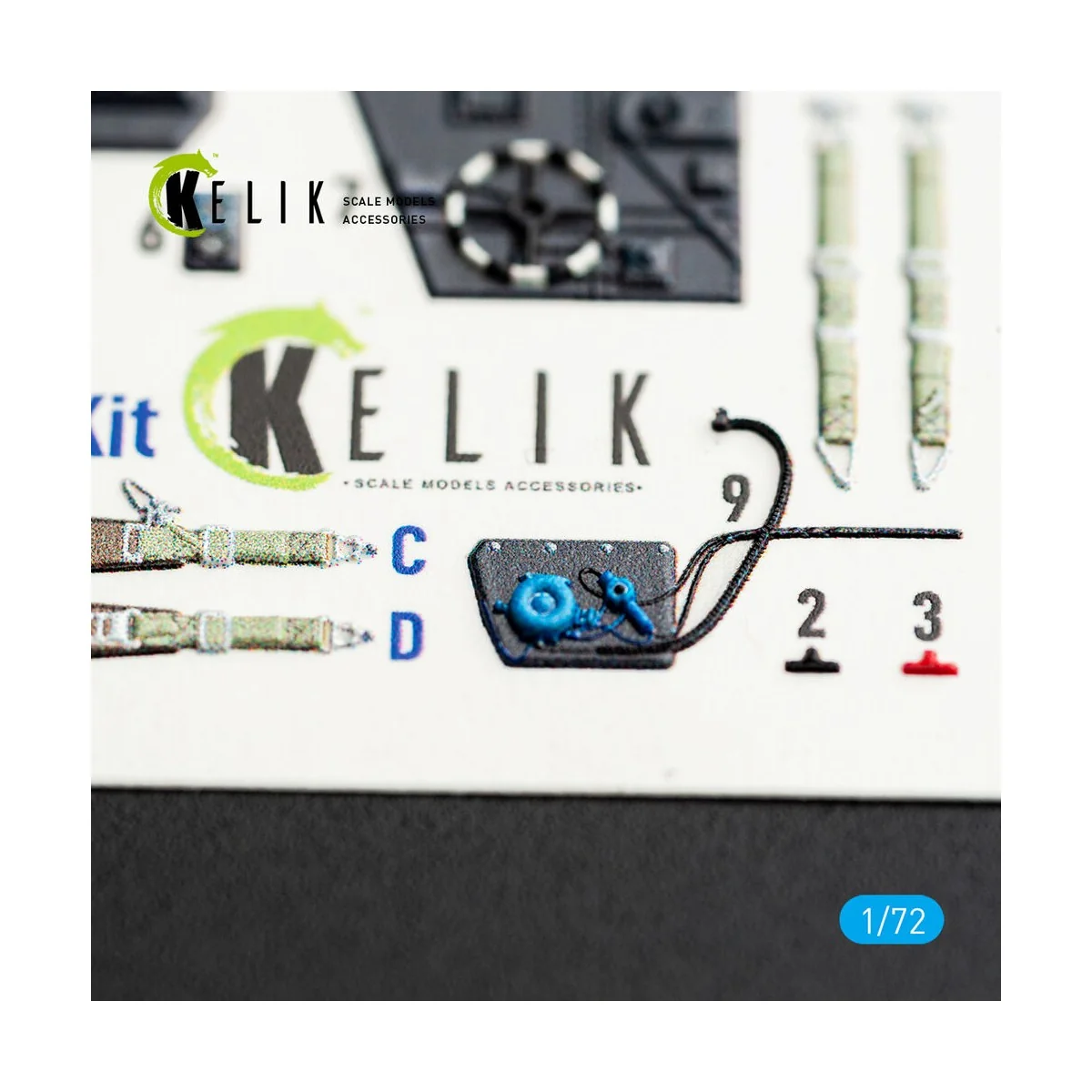 S-199 - interior 3D decals for Eduard, 1/72 - Kelik K72250 S-199 - interior 3D decals for Eduard, 1/72 - Kelik K72250