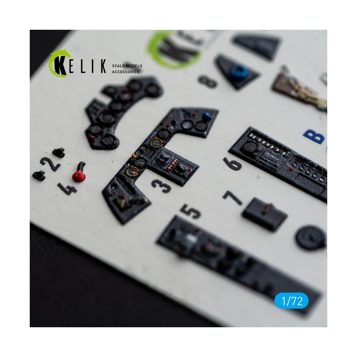 FW-190A8/R-2 - interior 3D decals for Eduard, 1/72 - Kelik K72254 FW-190A8/R-2 - interior 3D decals for Eduard, 1/72 - Kelik K72254