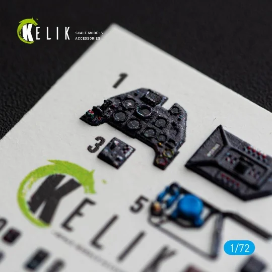 Bf-109 F-2/F-4 - interior 3D decals for Eduard, 1/72 - Kelik K72251 Bf-109 F-2/F-4 - interior 3D decals for Eduard, 1/72 - Kelik K72251