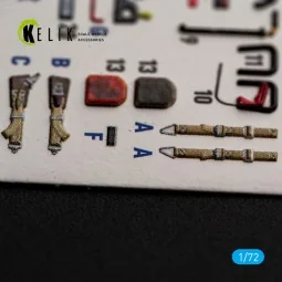 He-162 Spatz - interior 3D decals for Special Hobby, 1/72 - Kelik K...