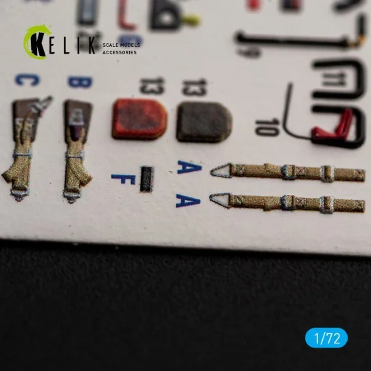 He-162 Spatz - interior 3D decals for Special Hobby, 1/72 - Kelik K... He-162 Spatz - interior 3D decals for Special Hobby, 1/72 - Kelik K...