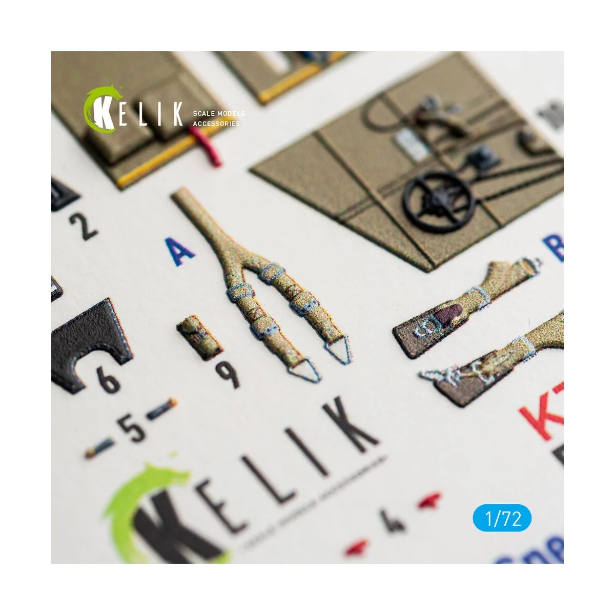 Bf-109 E - interior 3D decals for Special Hobby / Eduard, 1/72 - Ke... Bf-109 E - interior 3D decals for Special Hobby / Eduard, 1/72 - Ke...