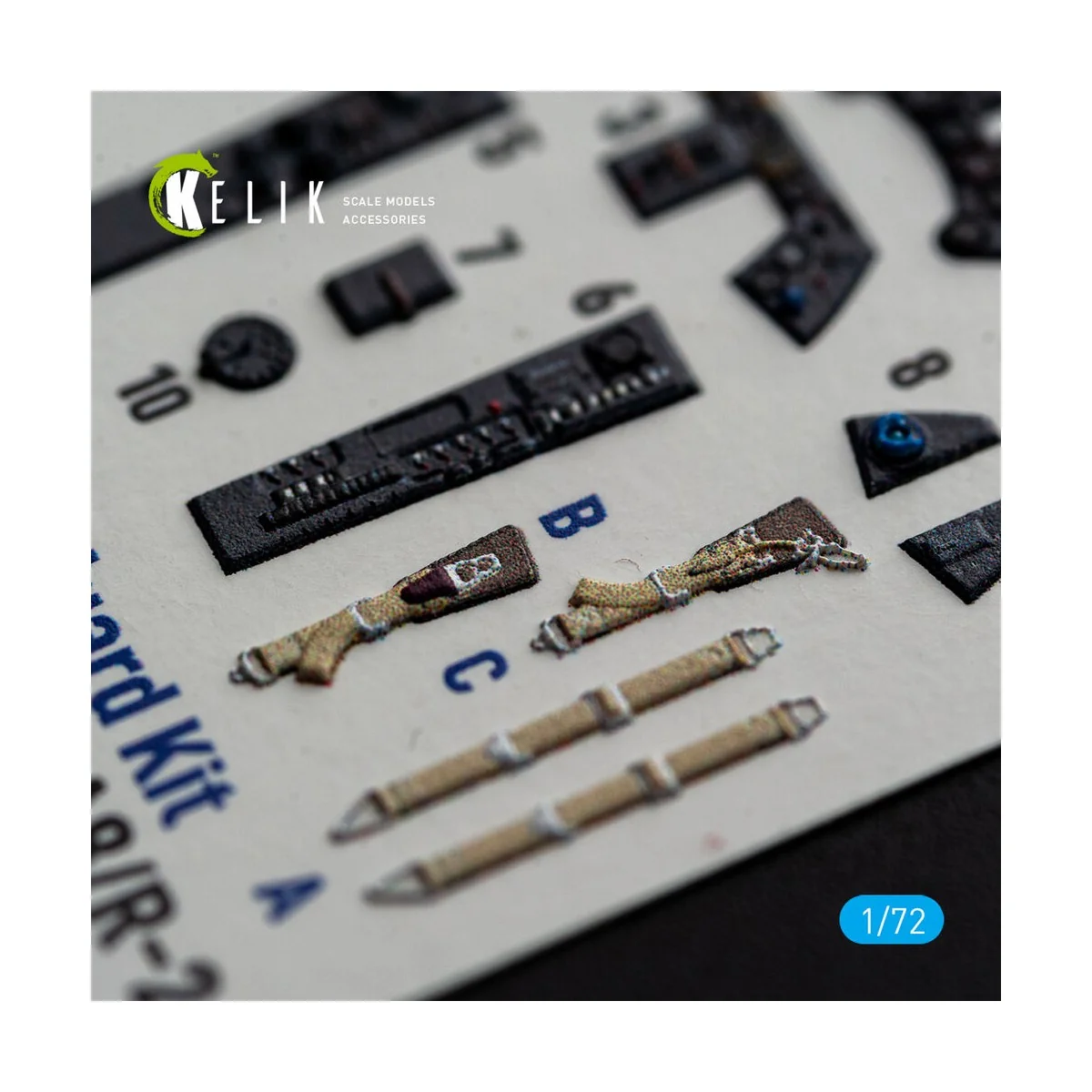 FW-190A8/R-2 - interior 3D decals for Eduard, 1/72 - Kelik K72254 FW-190A8/R-2 - interior 3D decals for Eduard, 1/72 - Kelik K72254