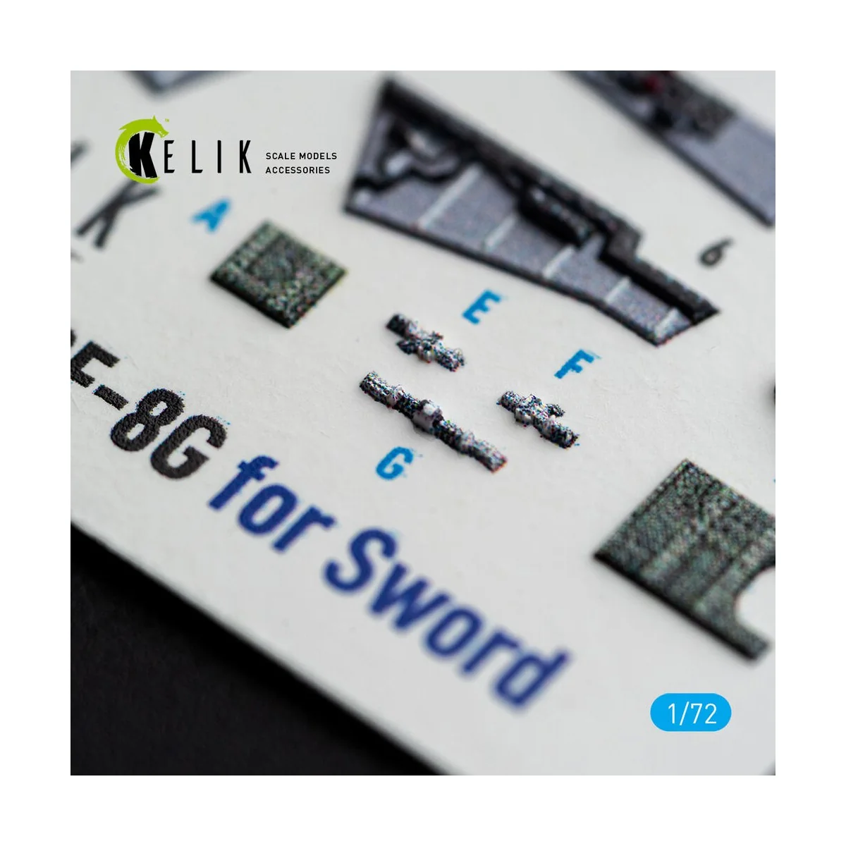RF-8G - interior 3D decals for Sword, 1/72 - Kelik K72256 RF-8G - interior 3D decals for Sword, 1/72 - Kelik K72256