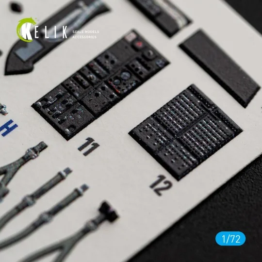 CH-54A Tarhe - interior 3D decals for ICM, 1/72 - Kelik K72258 CH-54A Tarhe - interior 3D decals for ICM, 1/72 - Kelik K72258