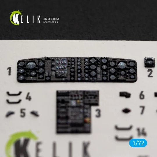 CH-54A Tarhe - interior 3D decals for ICM, 1/72 - Kelik K72258 CH-54A Tarhe - interior 3D decals for ICM, 1/72 - Kelik K72258