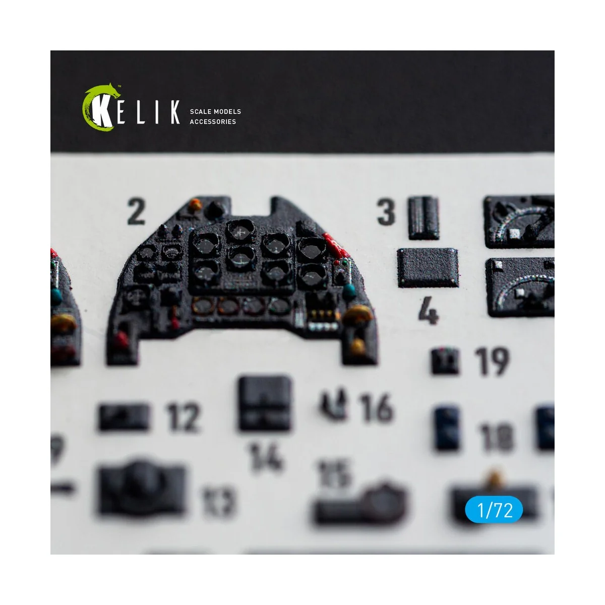 Ju-87 B/R - interior 3D decals for Airfix, 1/72 - Kelik K72259 Ju-87 B/R - interior 3D decals for Airfix, 1/72 - Kelik K72259