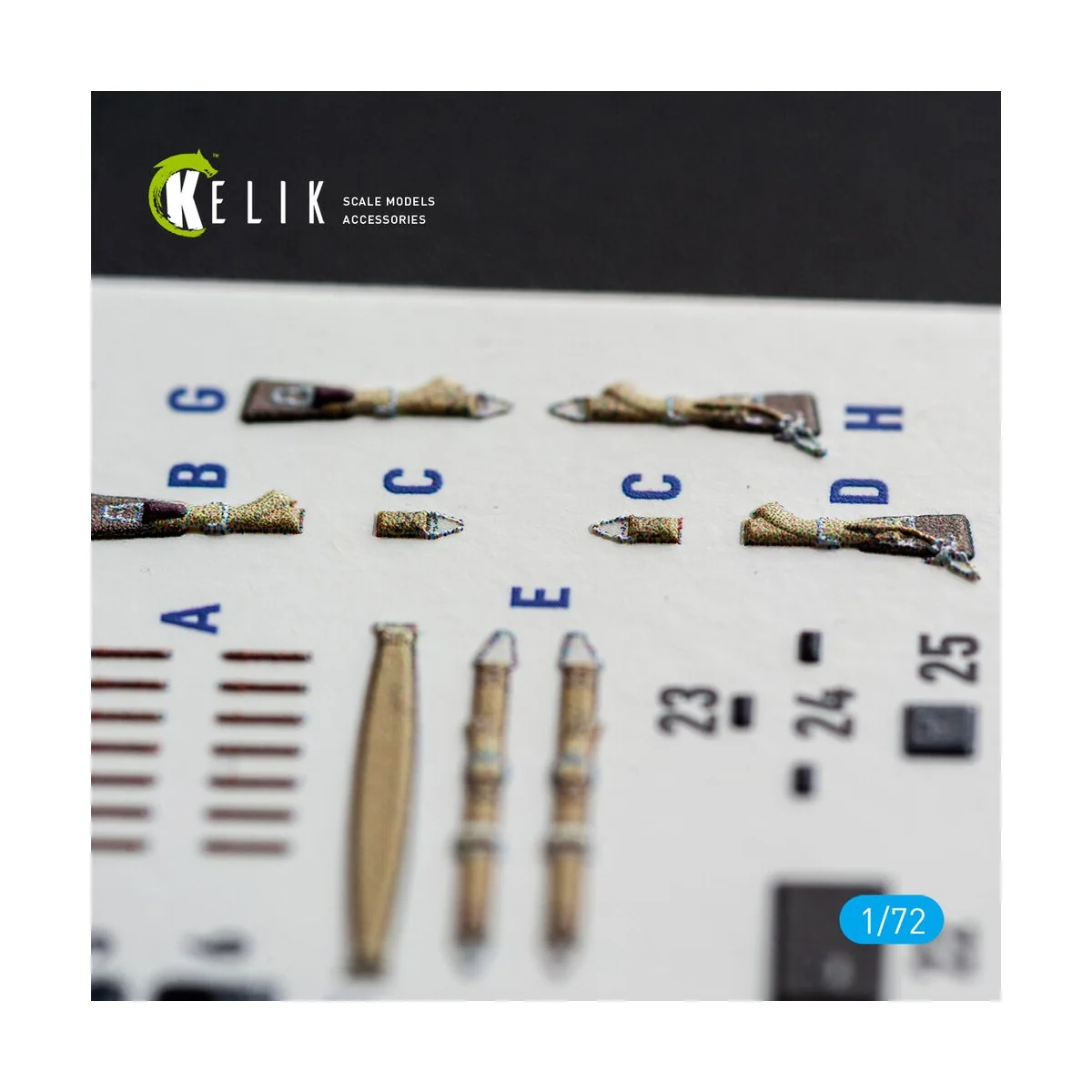 Ju-87 B/R - interior 3D decals for Airfix, 1/72 - Kelik K72259 Ju-87 B/R - interior 3D decals for Airfix, 1/72 - Kelik K72259