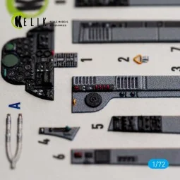 U-2C Dragon Lady - interior 3D decals for Hobby Boss, 1/72 - Kelik ...