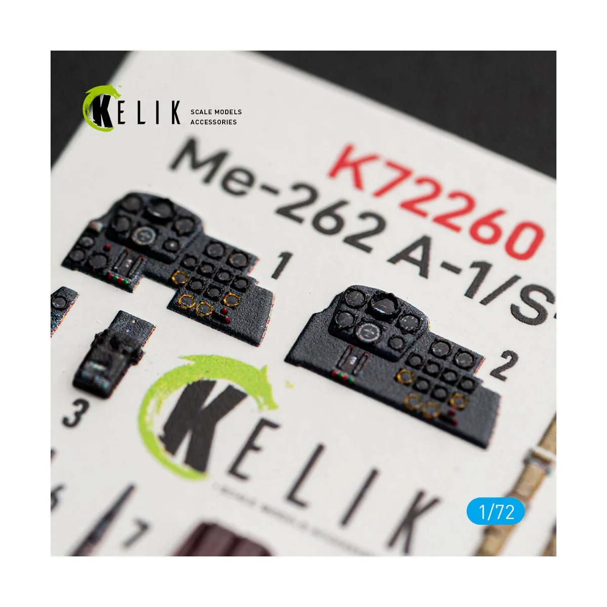Me-262 A-1/S-92 - interior 3D decals for Arma Hobby, 1/72 - Kelik K... Me-262 A-1/S-92 - interior 3D decals for Arma Hobby, 1/72 - Kelik K...