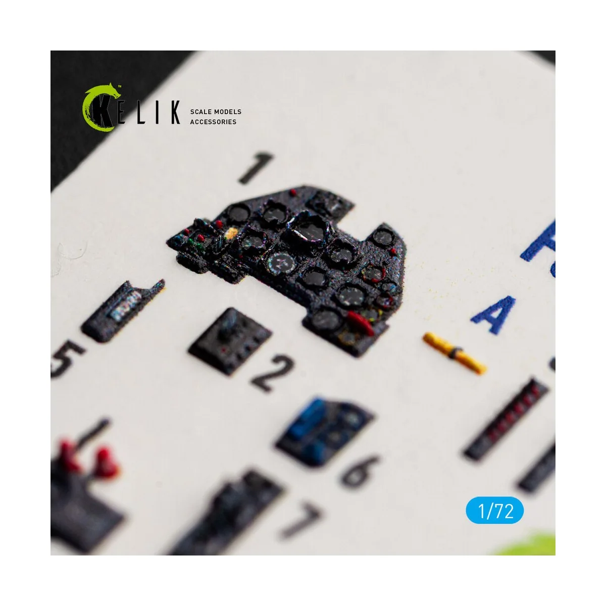 Bf-109K-4 - interior 3D decals for Eduard, 1/72 - Kelik K72261 Bf-109K-4 - interior 3D decals for Eduard, 1/72 - Kelik K72261