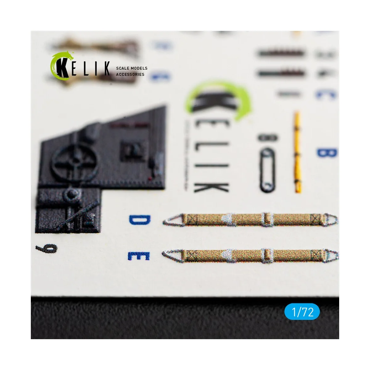 Bf-109K-4 - interior 3D decals for Eduard, 1/72 - Kelik K72261 Bf-109K-4 - interior 3D decals for Eduard, 1/72 - Kelik K72261
