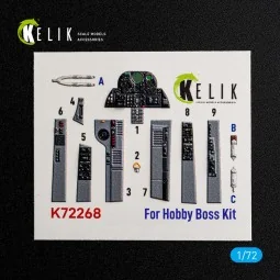 U-2C Dragon Lady - interior 3D decals for Hobby Boss, 1/72 - Kelik ... 2