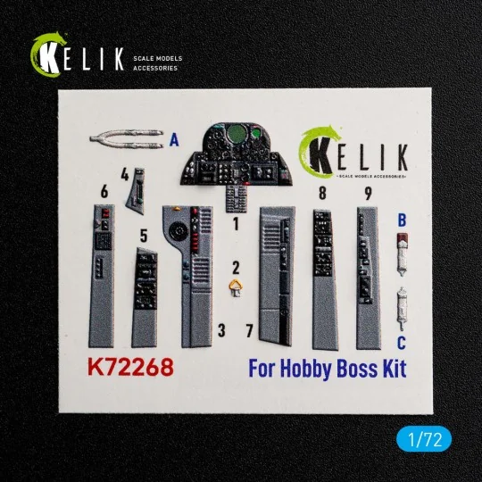 U-2C Dragon Lady - interior 3D decals for Hobby Boss, 1/72 - Kelik ... U-2C Dragon Lady - interior 3D decals for Hobby Boss, 1/72 - Kelik ...