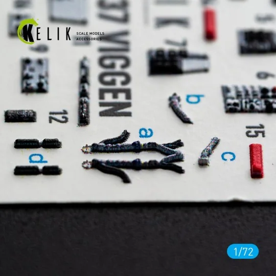AJ-37 Viggen - interior 3D decals for Special Hobby, 1/72 - Kelik K... AJ-37 Viggen - interior 3D decals for Special Hobby, 1/72 - Kelik K...