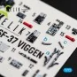 SF-37 Viggen - interior 3D decals for Special Hobby, 1/72 - Kelik K... SF-37 Viggen - interior 3D decals for Special Hobby, 1/72 - Kelik K...