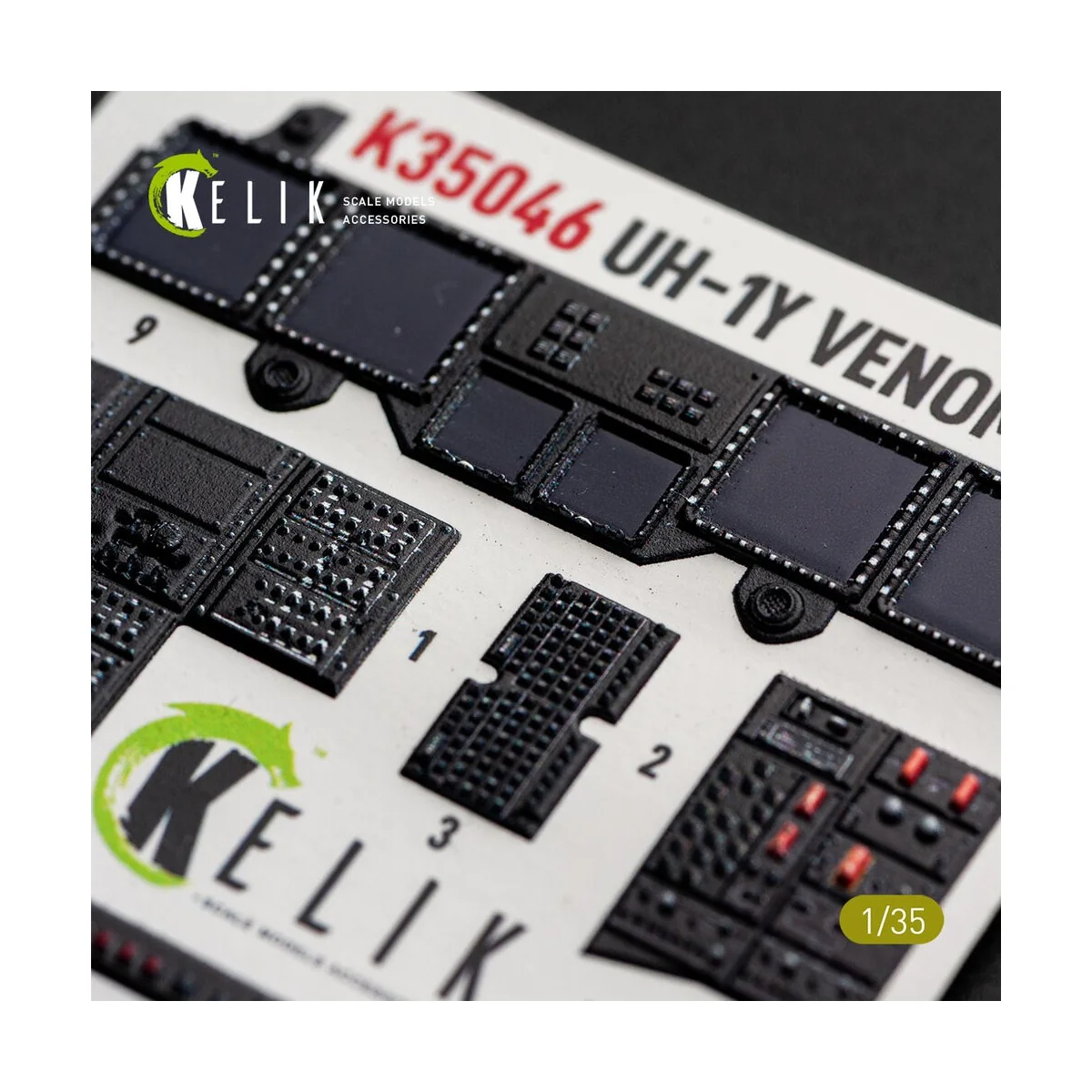 UH-1Y VENOM - interior 3D decals for Trumpeter, 1/35 - Kelik K35046 UH-1Y VENOM - interior 3D decals for Trumpeter, 1/35 - Kelik K35046
