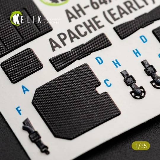 AH-64A APACHE (early) - interior 3D decals for Trumpeter, 1/35 - Ke... AH-64A APACHE (early) - interior 3D decals for Trumpeter, 1/35 - Ke...
