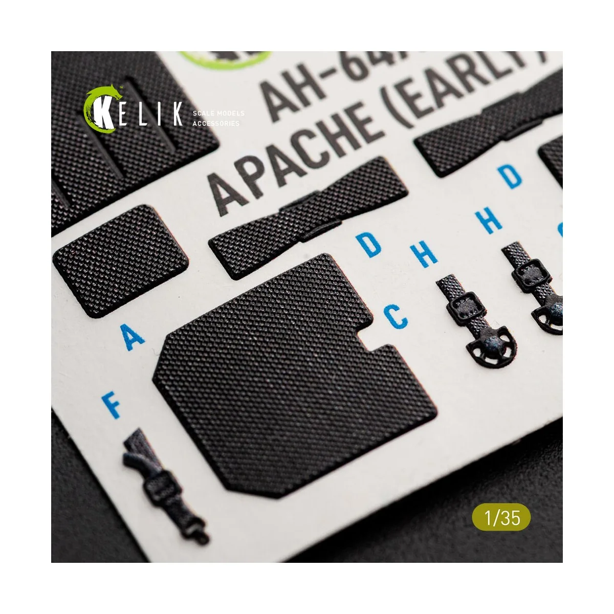 AH-64A APACHE (early) - interior 3D decals for Trumpeter, 1/35 - Ke... AH-64A APACHE (early) - interior 3D decals for Trumpeter, 1/35 - Ke...