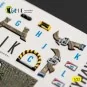 A-4E/F SKYHAWK - interior 3D decals for Hasegawa, 1/32 - Kelik K32065 A-4E/F SKYHAWK - interior 3D decals for Hasegawa, 1/32 - Kelik K32065