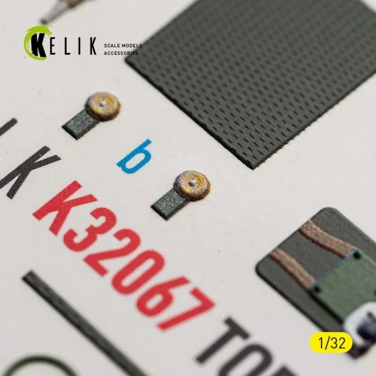 TORNADO GR.1 - interior 3D decals for Revell, 1/32 - Kelik K32067 TORNADO GR.1 - interior 3D decals for Revell, 1/32 - Kelik K32067