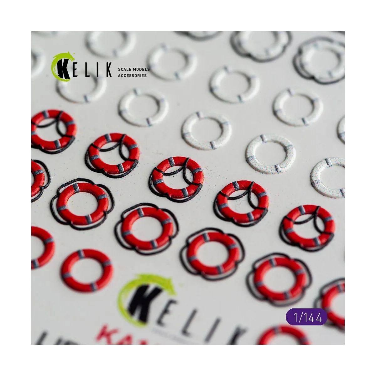 LIFEBUOYS - 3D Decal for models, 1/144 - Kelik KA144001 LIFEBUOYS - 3D Decal for models, 1/144 - Kelik KA144001