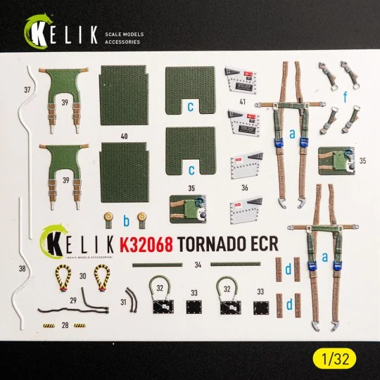 TORNADO ECR - interior 3D decals for Revell, 1/32 - Kelik K32068 TORNADO ECR - interior 3D decals for Revell, 1/32 - Kelik K32068