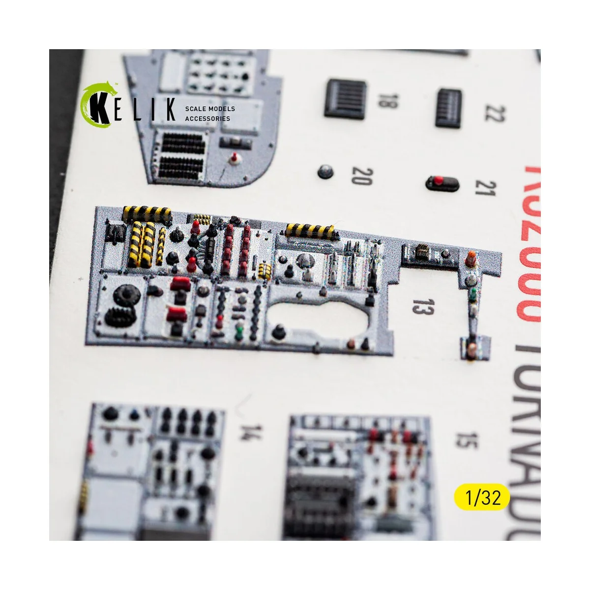 TORNADO ECR - interior 3D decals for Revell, 1/32 - Kelik K32068 TORNADO ECR - interior 3D decals for Revell, 1/32 - Kelik K32068