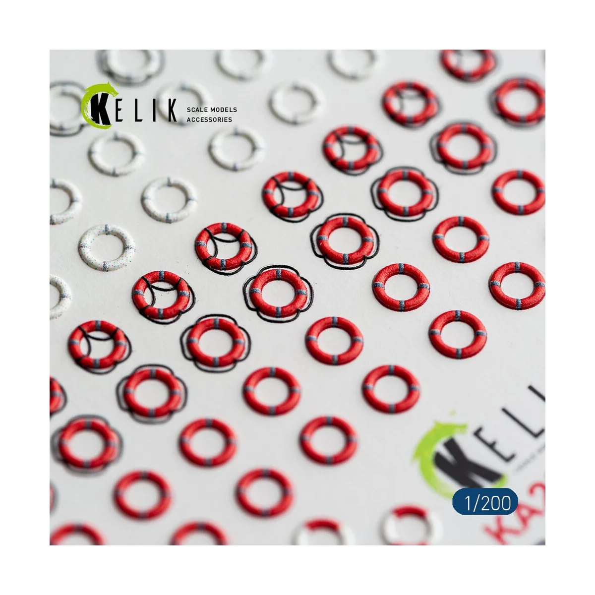 LIFEBUOYS - 3D Decal for models, 1/20 - Kelik KA200001 LIFEBUOYS - 3D Decal for models, 1/20 - Kelik KA200001