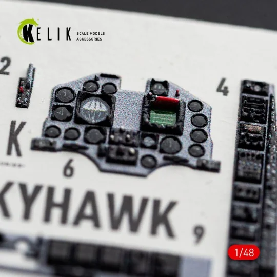 TA-4J SKYHAWK - interior 3D decals for Hasegawa, 1/48 - Kelik K48171 TA-4J SKYHAWK - interior 3D decals for Hasegawa, 1/48 - Kelik K48171